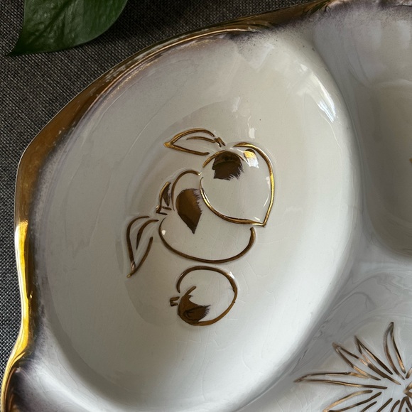 Mid Century Modern Hoenig of California 3 section dish - Picture 2 of 8